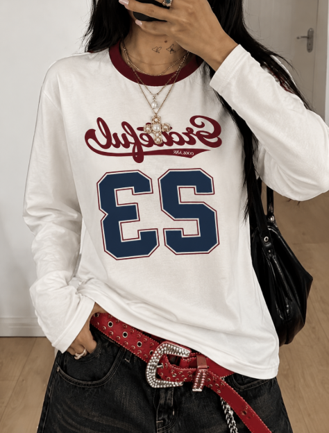 Vintage Y2K - Women Vintage Grateful 23 Graphic Long