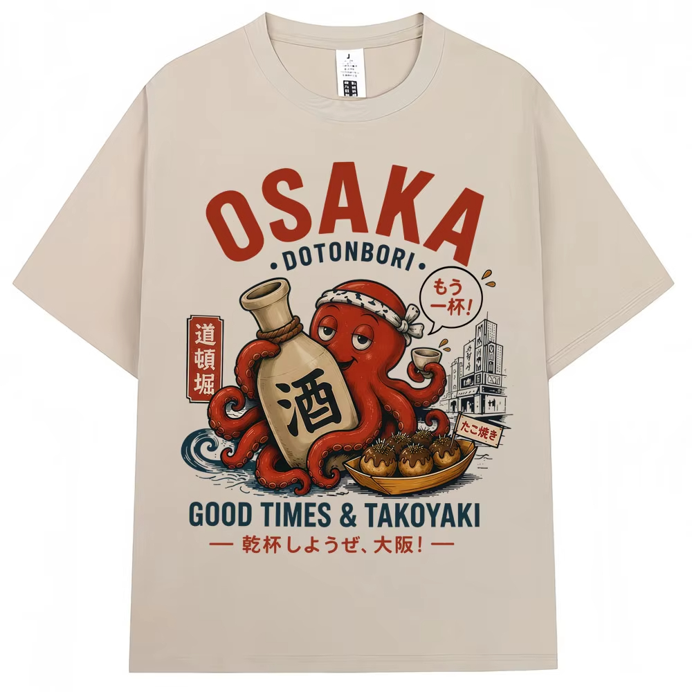 Vintage Fashion Osaka - Japanese Style Osaka Dotonbori Graphic T