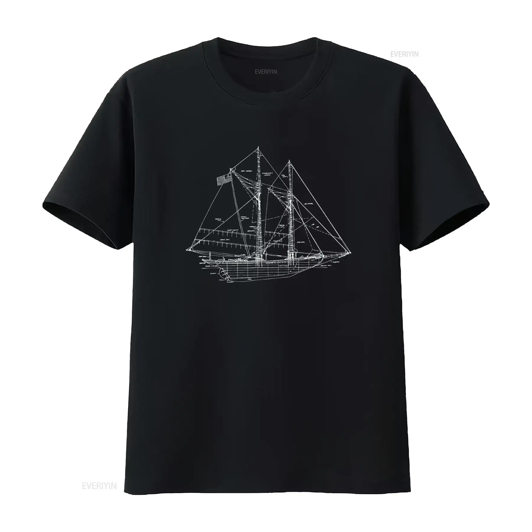 Sailing Vintage Blueprint Sail - Vintage Yacht Fashion review and price