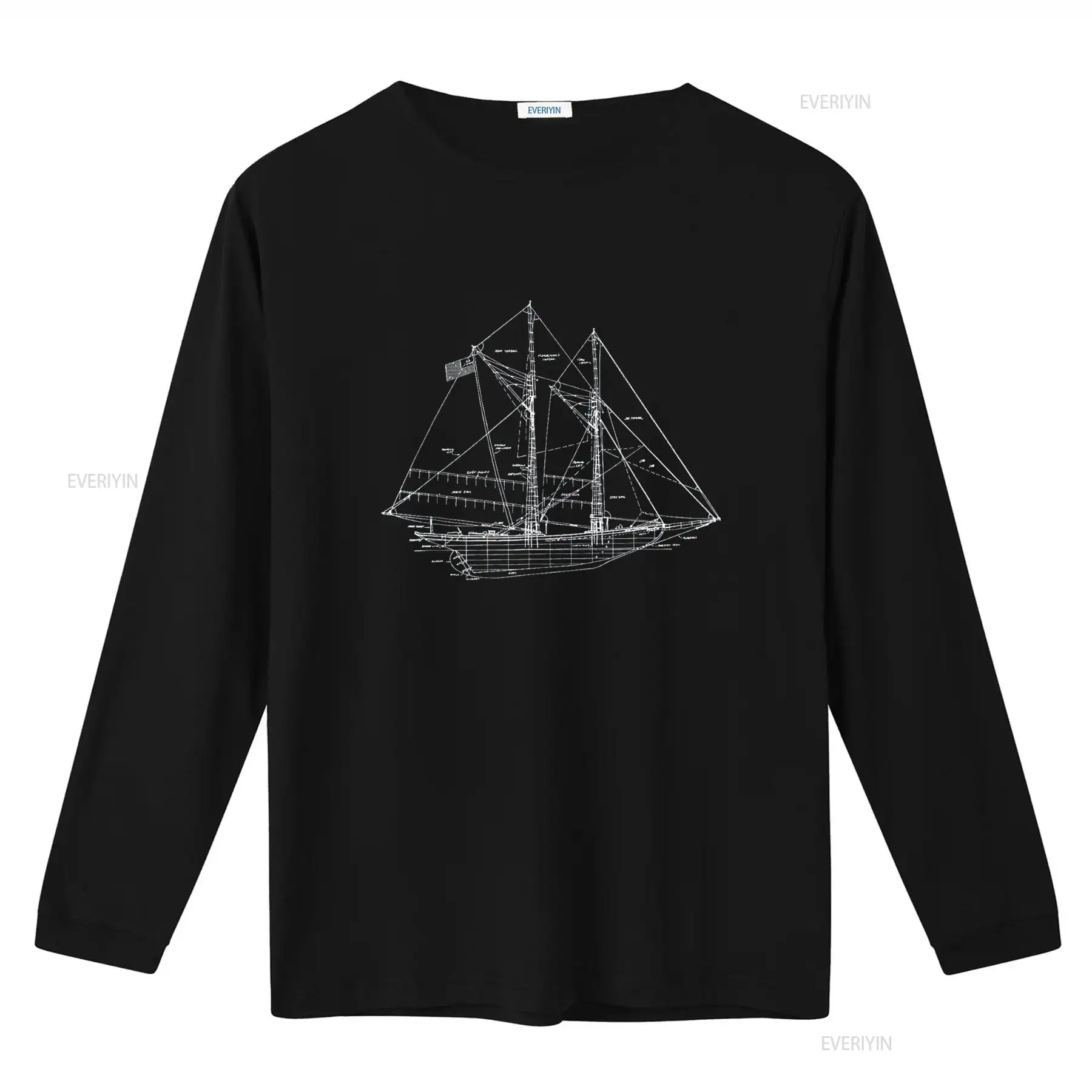 Sailing Vintage Blueprint Sail - Vintage Yacht Fashion review and price