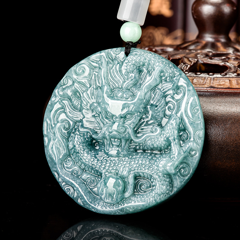 Burmese Jadeite Dragon Pendant - Vintage Women Fashion review and price