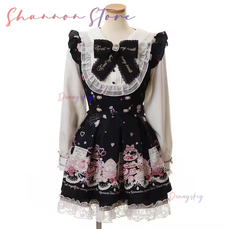 Japanese Lolita Dress Women Bo - Vintage Y2K review and price