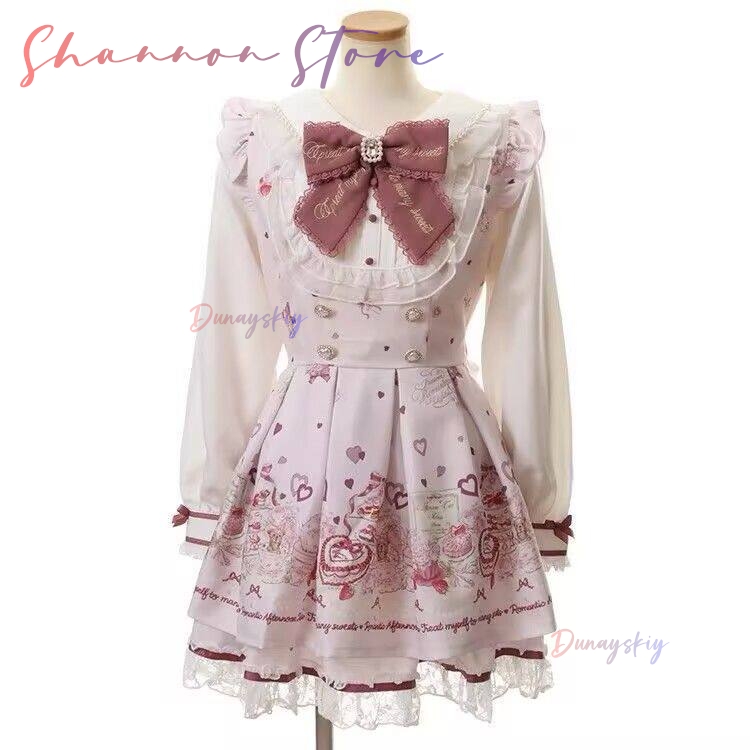 Japanese Lolita Dress Women Bo - Vintage Y2K review and price