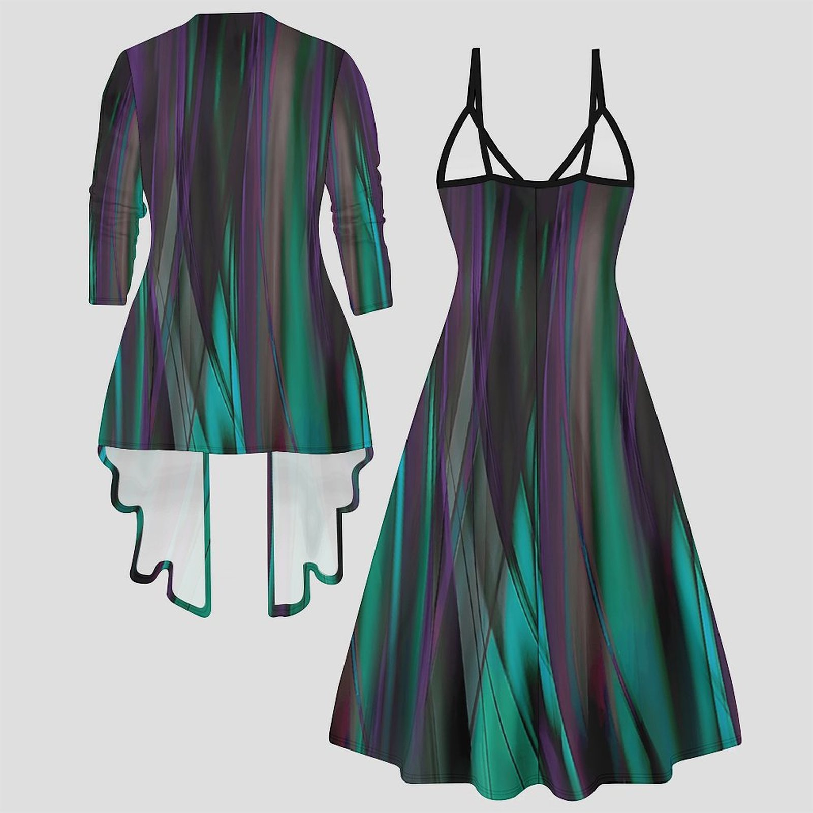 Vintage Print Two Piece Matchi - Vintage Fashion Pieces review and price