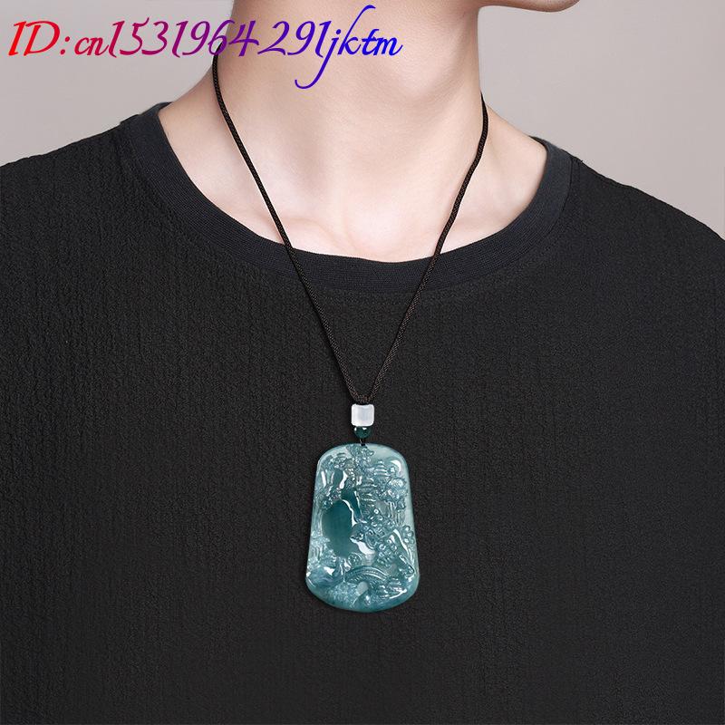 Natural Burmese Jadeite Scener - Vintage Women Fashion review and price