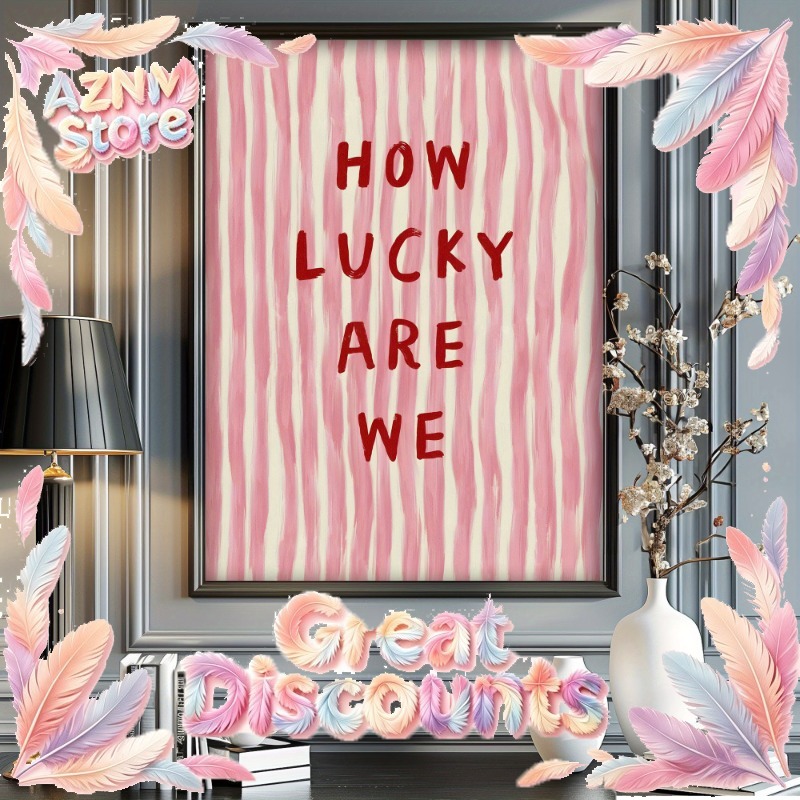 2026 How Lucky We Are Canvas P - Vintage Fashion Prints For Wall review and price