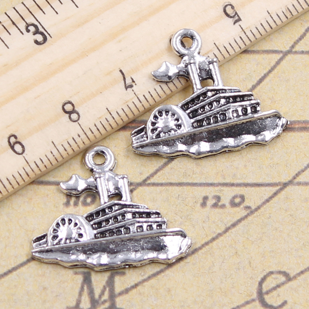 15pcs Charms Speedboat Yacht M - Vintage Yacht Fashion review and price