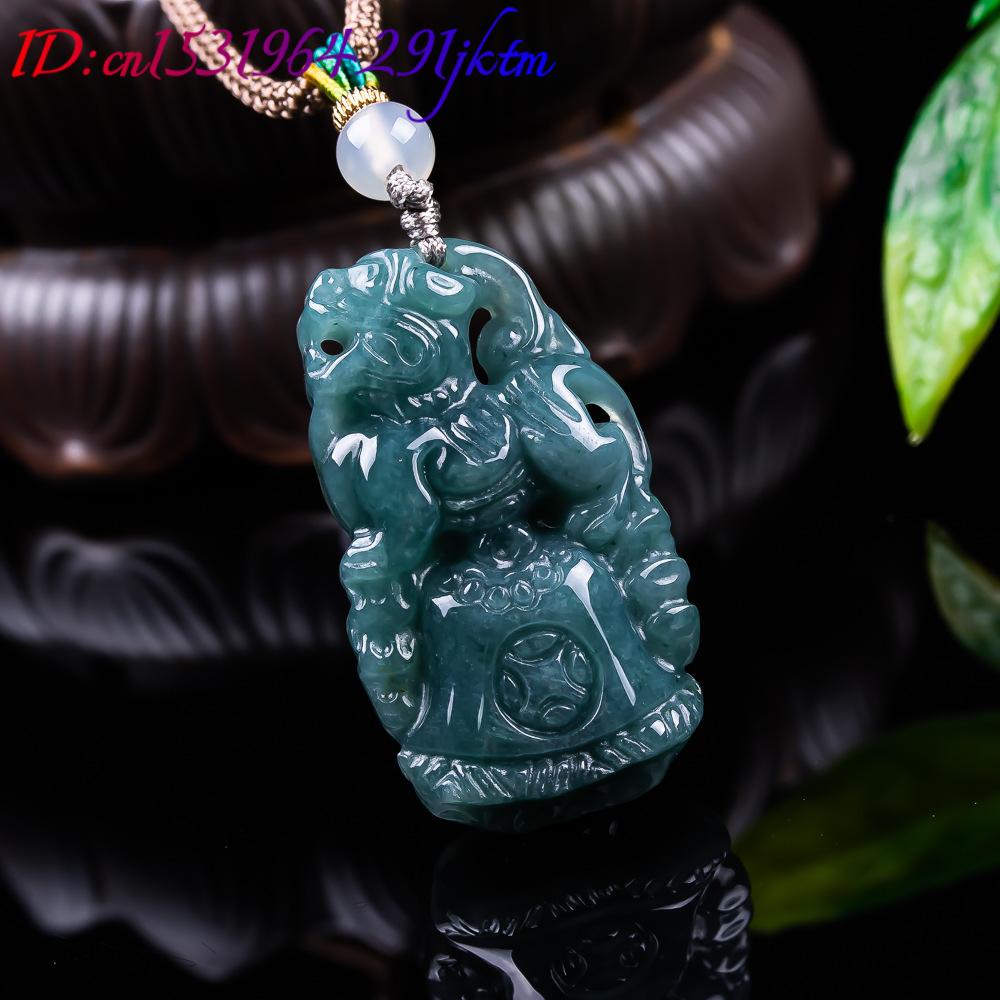 Burmese Jadeite Pixiu Pendant  - Vintage Women Fashion review and price