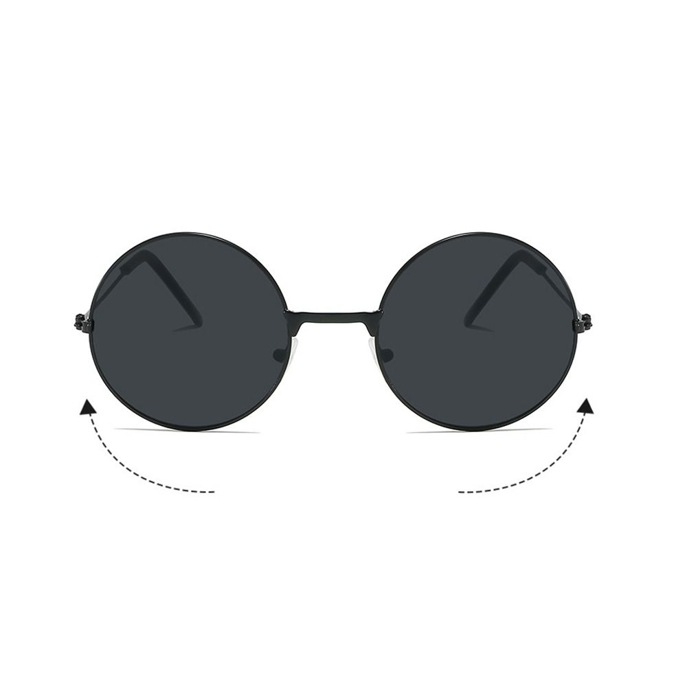 Metal Round-frame Sunglasses H - Vintage Fashion Photography review and price