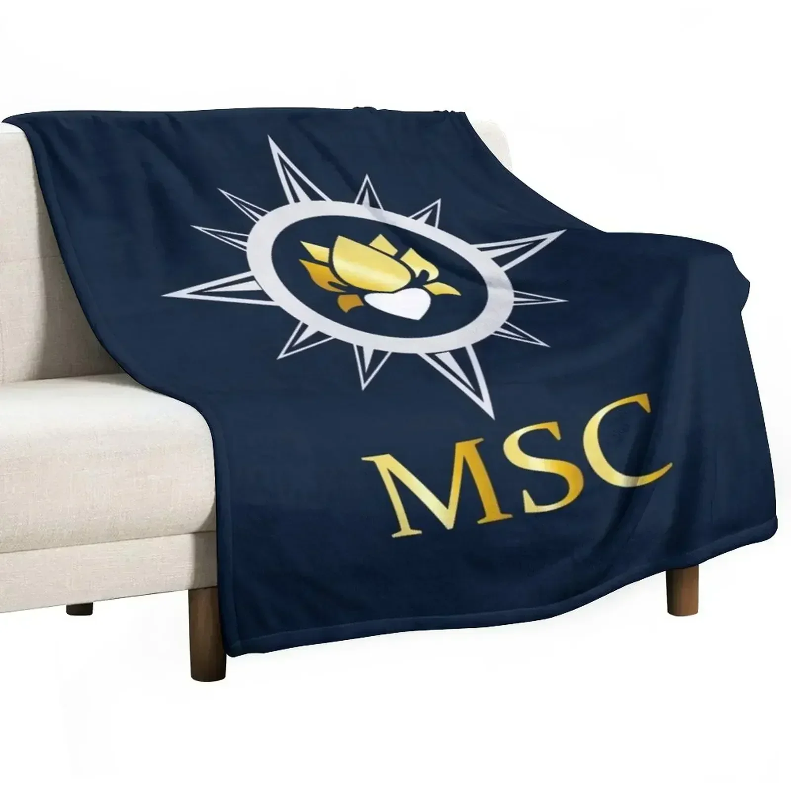 msc yacht club Throw Blanket b - Vintage Yacht Fashion review and price