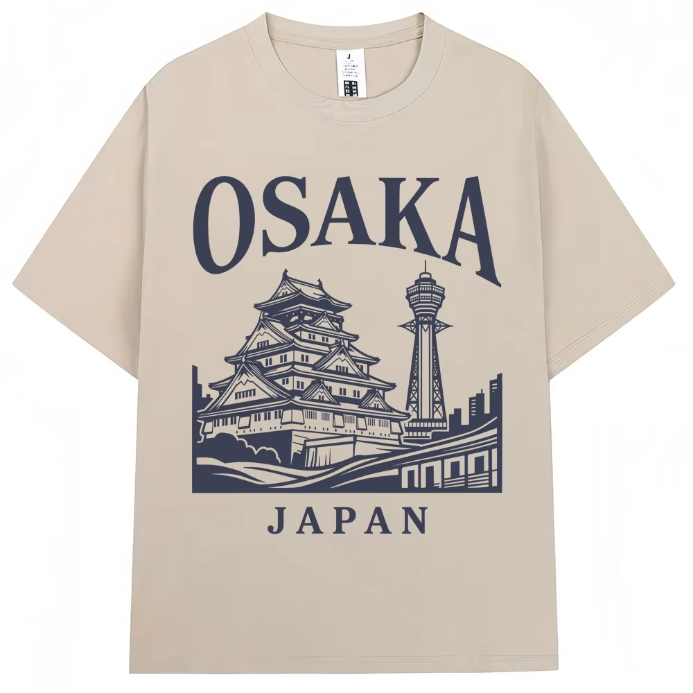 Japanese Style Osaka Print T-s - Vintage Fashion Osaka review and price