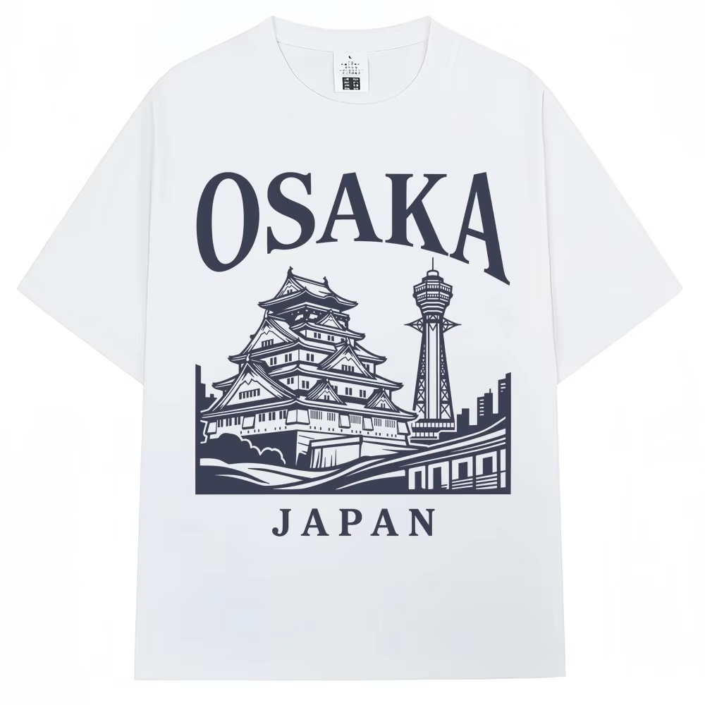 Japanese Style Osaka Print T-s - Vintage Fashion Osaka review and price