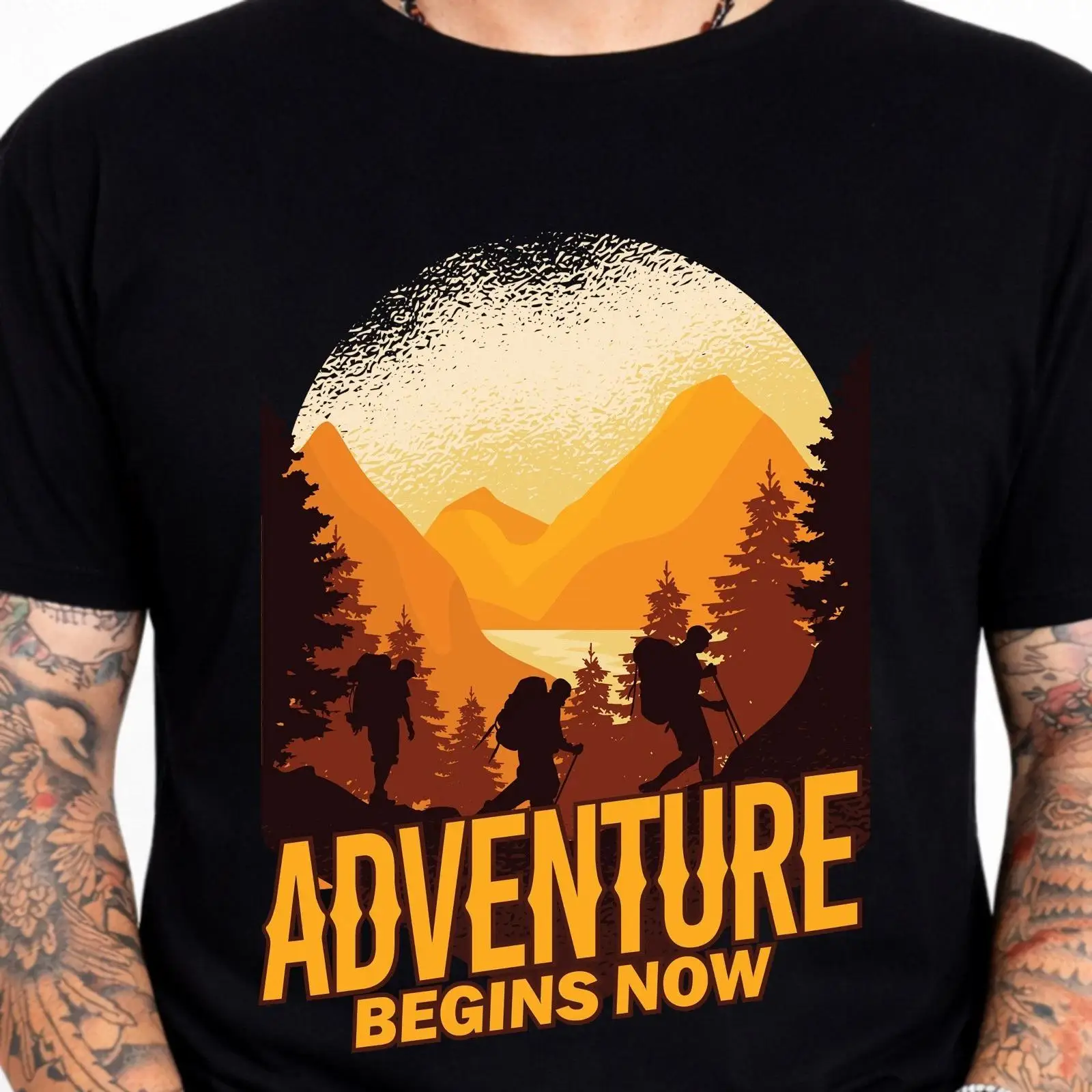 Adventure Begins Now T Shirt H - Vintage Fashion Now review and price