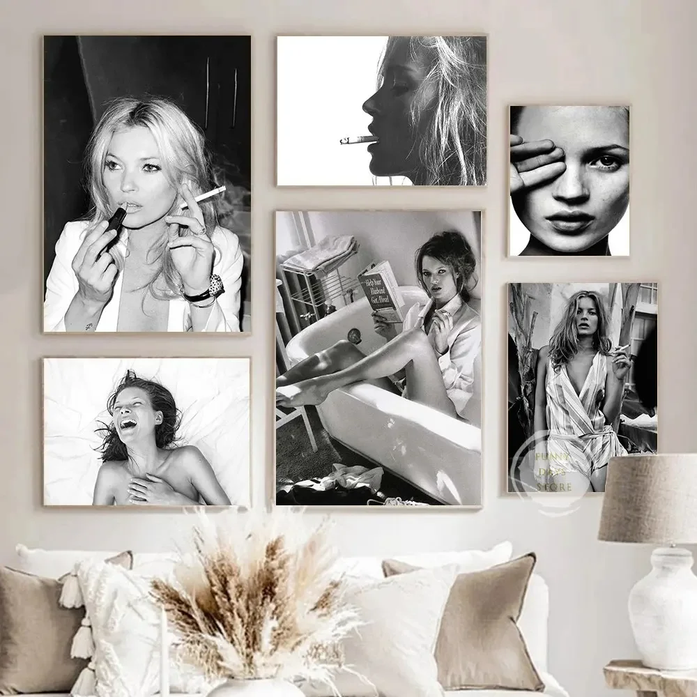 Vintage Sexy Supermodel Kate M - Vintage Fashion Prints For Wall review and price