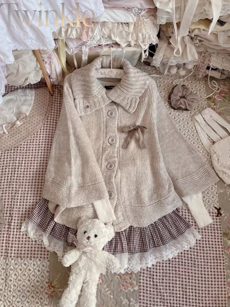 Japanese Vintage Loose Knit Ca - Vintage Fashion Pieces review and price