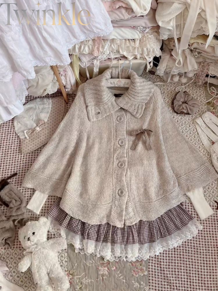 Japanese Vintage Loose Knit Ca - Vintage Fashion Pieces review and price