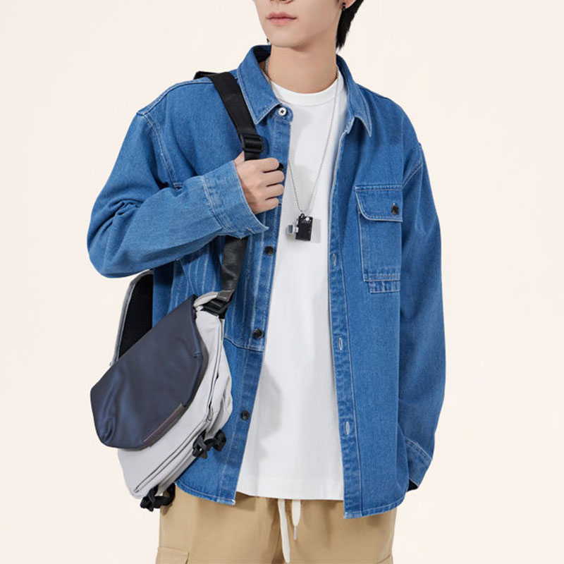 Men Korean Chic Turn-down Coll - Vintage Fashion Now review and price