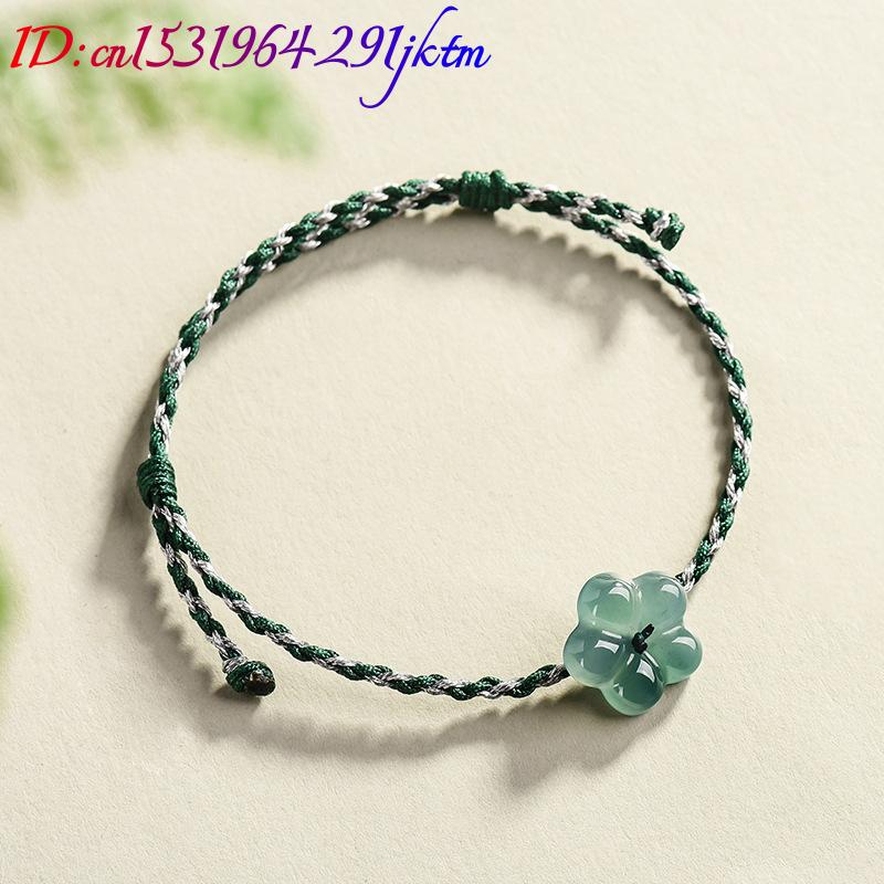 Burmese Jadeite Flower Bracele - Vintage Women Fashion review and price