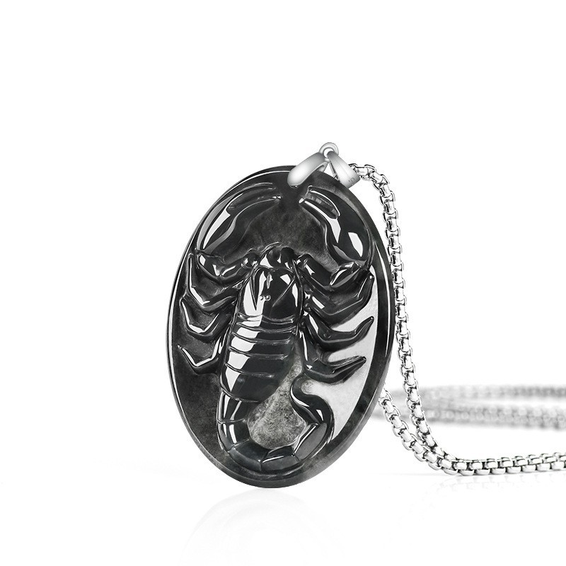 Myanmar Jadeite Scorpion Penda - Vintage Women Fashion review and price