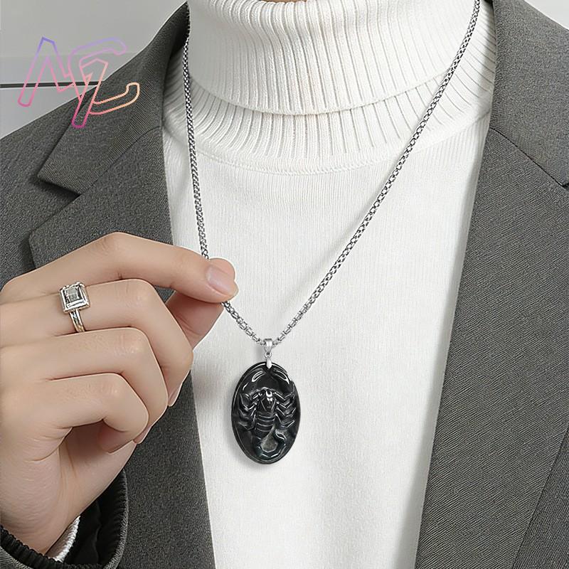 Myanmar Jadeite Scorpion Penda - Vintage Women Fashion review and price
