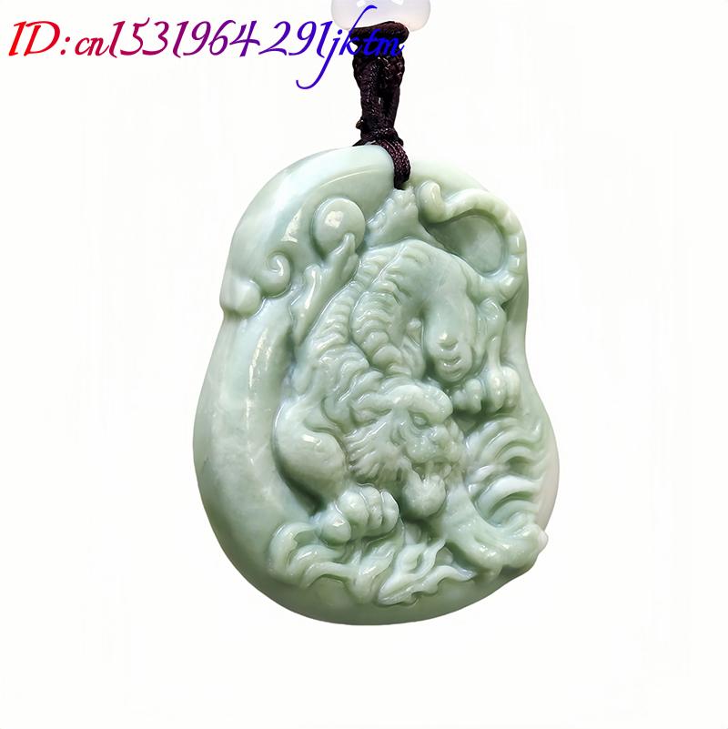 Green Natural Real Jade Tiger  - Vintage Women Fashion review and price
