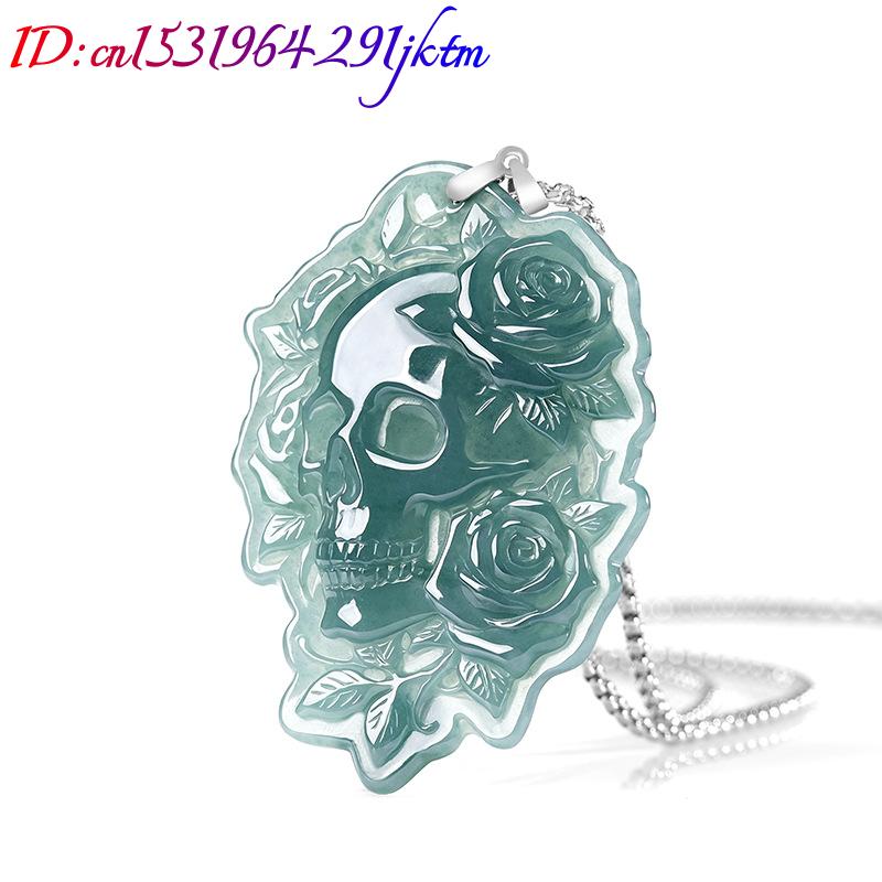 Natural Burmese Jadeite Skull  - Vintage Women Fashion review and price