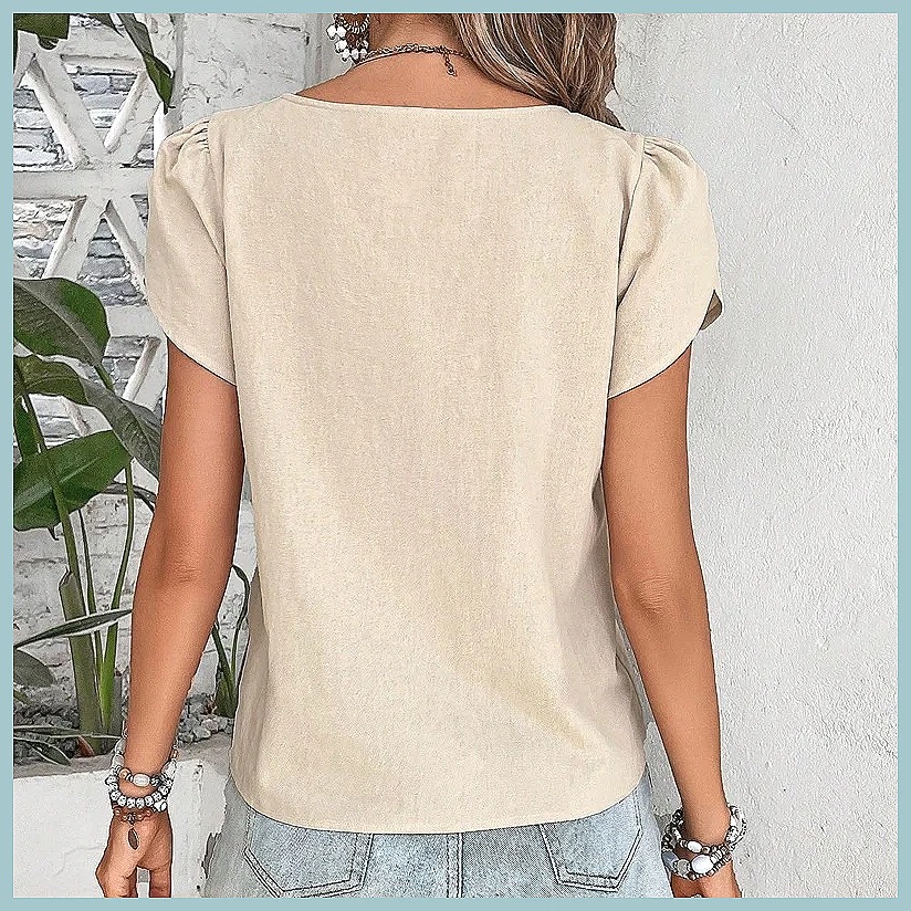 2024 Summer Vintage Solid Colo - Vintage Women Fashion review and price