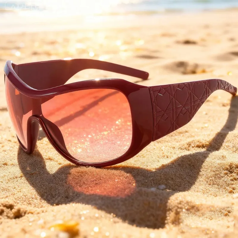 One Piece Oversized  Sunglasse - Vintage Fashion Pieces review and price