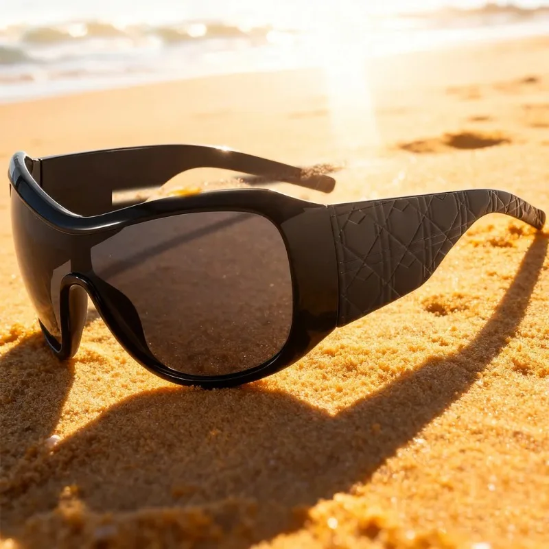 One Piece Oversized  Sunglasse - Vintage Fashion Pieces review and price